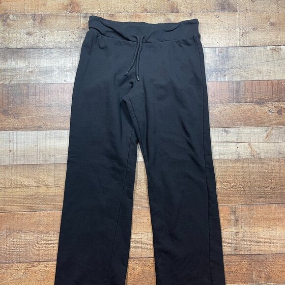 DIVIDED black Wide Leg Sweatpants size Medium - Picture 1 of 5